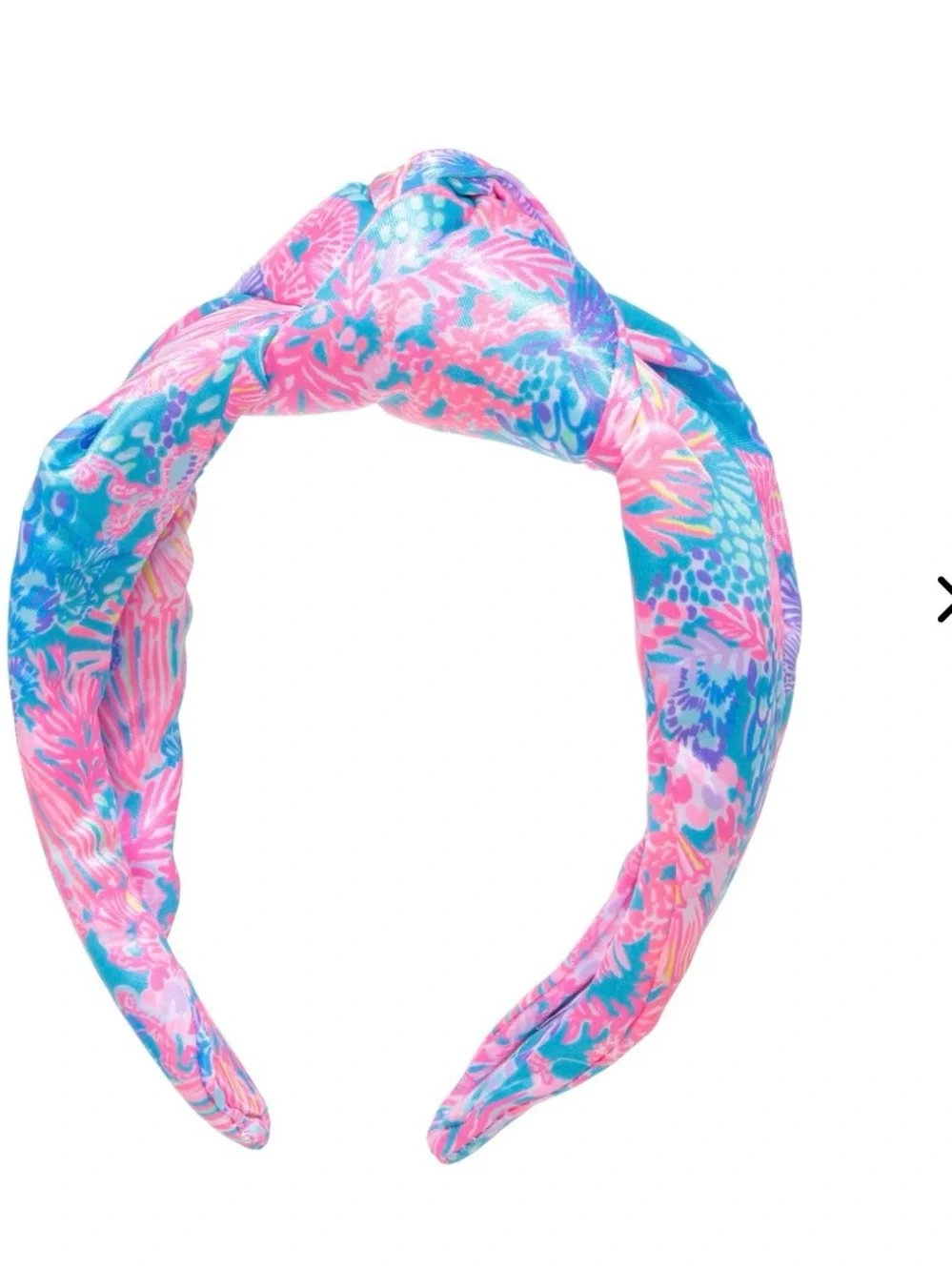 Lily Pulitzer Wide Knotted Satin Headband